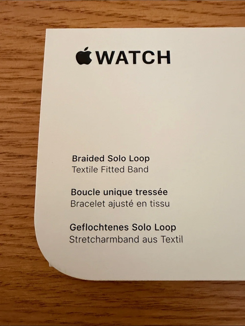 Apple Watch Braided Solo Loop